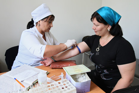 Eighteen months ago, Elvira was invited to Chechnya to work, to teach the young nurses. Source: RIA Novosti