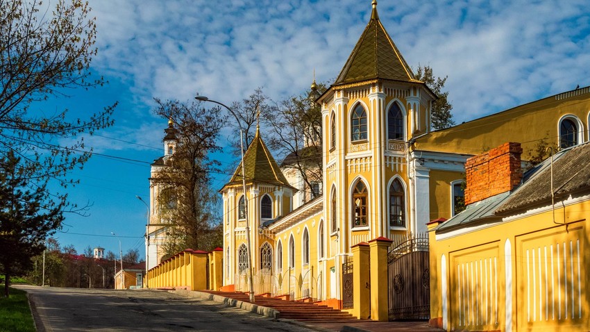 Old Gothic buildings in Bryansk