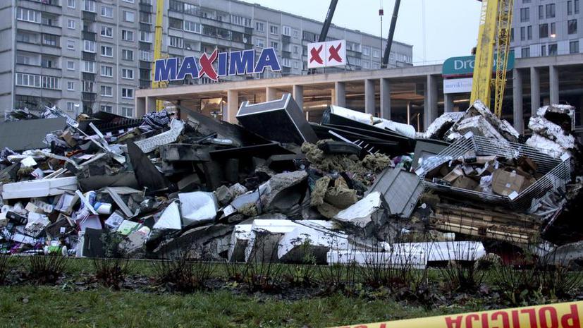 Двое граждан России погибли при обрушении торгового центра в Риге