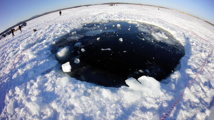 На дне озера Чебаркуль найден крупнейший осколок метеорита «Челябинск»