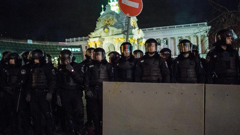 МВД Украины: Милиция допустила нарушение закона во время разгона демонстрантов