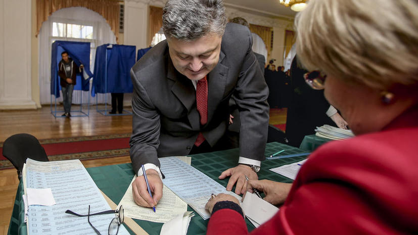 Эксит-поллы: На украинских выборах лидируют Блок Петра Порошенко и «партия войны»