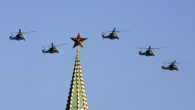 Президент России будет прилетать в Кремль на вертолете