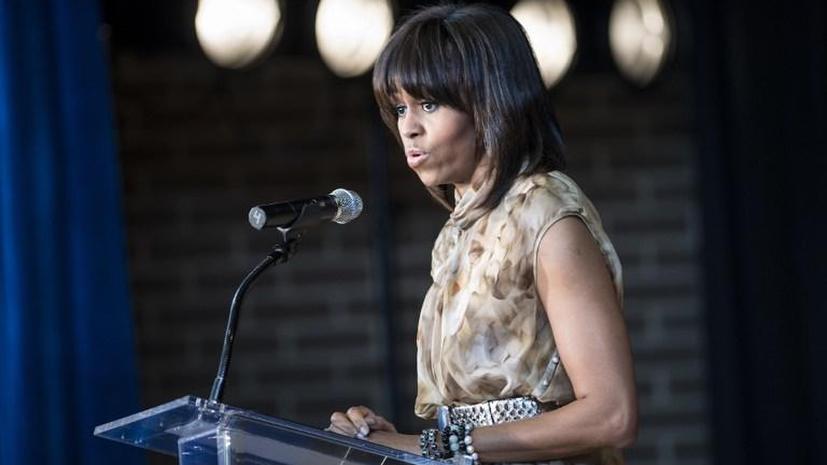 Речь Мишель Обамы была прервана активисткой  ЛГБТ-сообщества