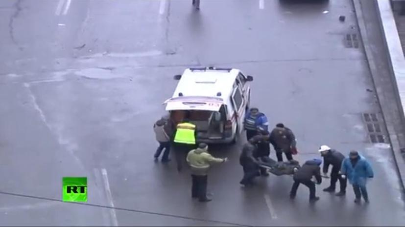 Вооружённое столкновение в Киеве - оперативные кадры с места события