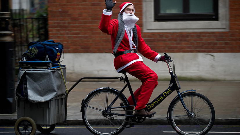 Санта-Клаус на велосипеде ограбил магазин в Оксфорде