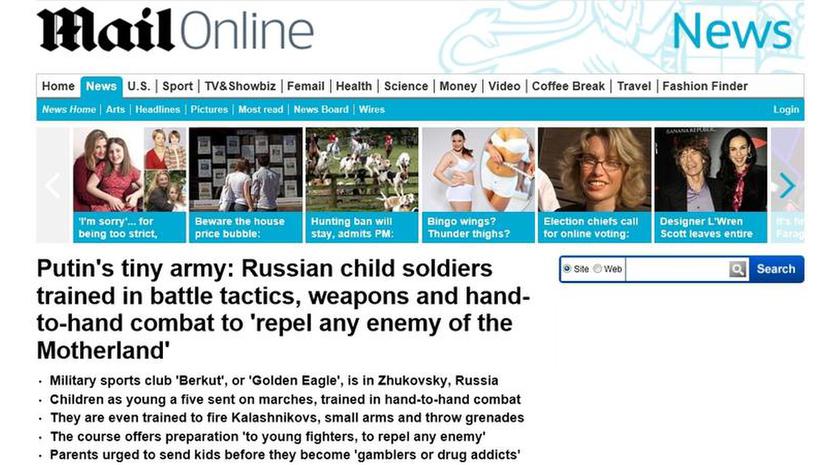 Британские СМИ окрестили детский спортклуб в Подмосковье «маленькой армией Путина»
