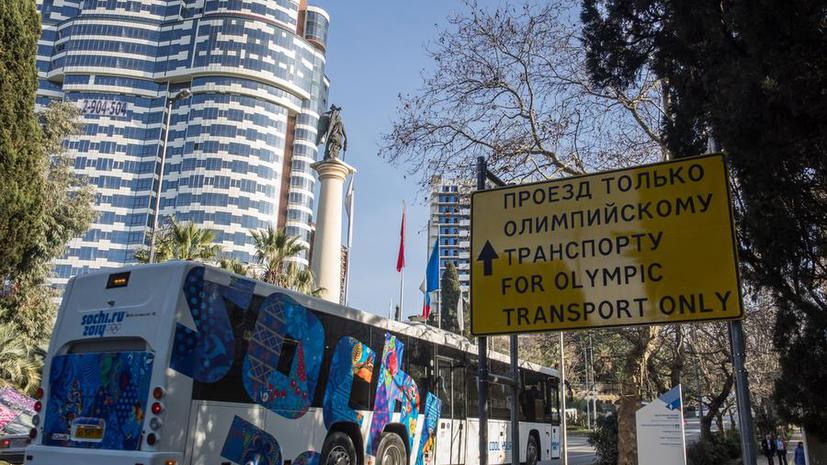 Олимпийские автобусы отправятся из Сочи в Крым