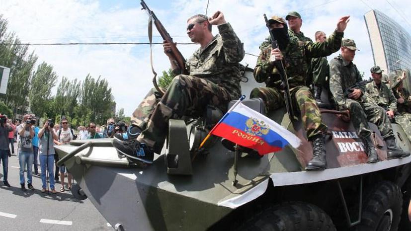 В Луганске солдаты одной из воинских частей  сдались ополченцам
