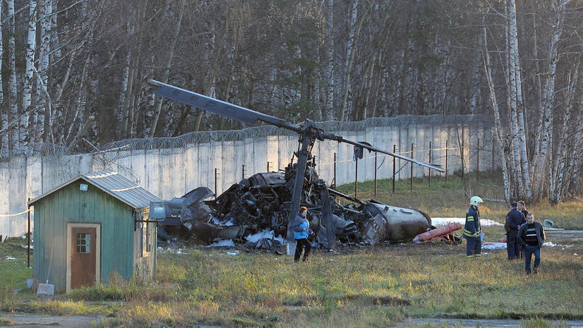 СК: по факту крушения вертолёта Ка-52 возбуждено уголовное дело