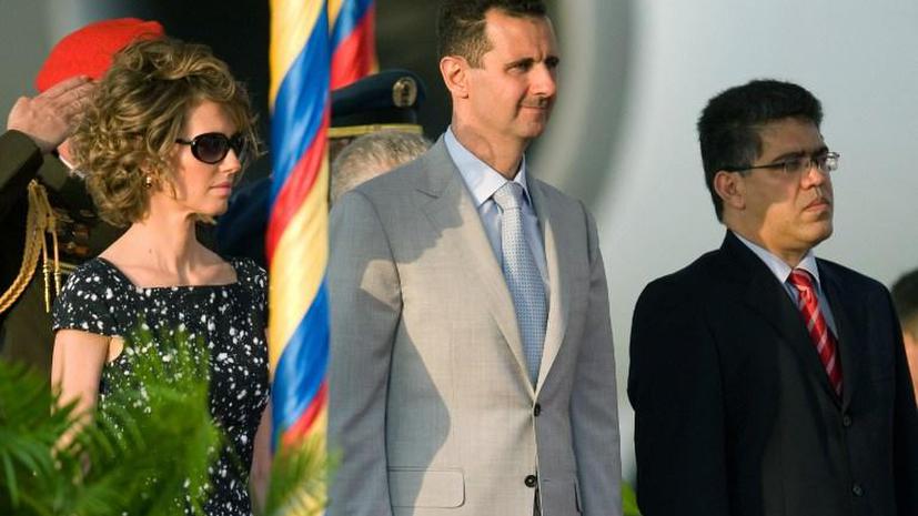 Супруга Башара Асада не собирается покидать Сирию