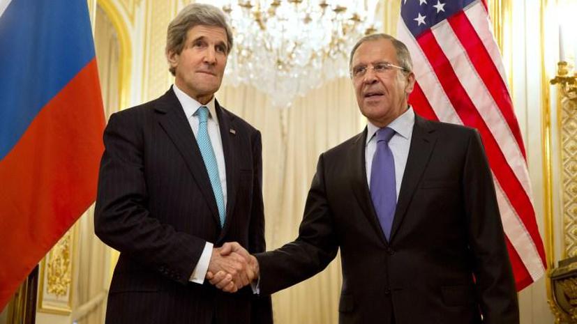 Сергей Лавров и Джон Керри настроены на дипломатическое решение ситуации на Украине