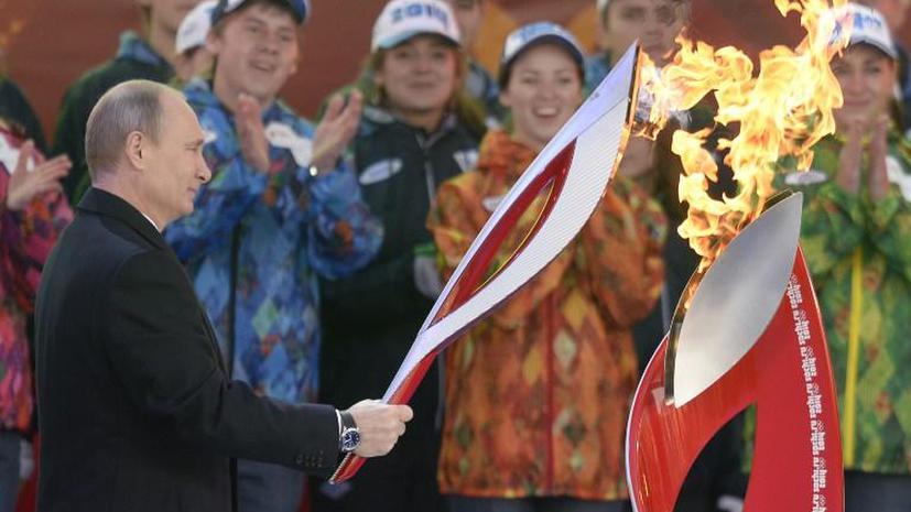 Президент МОК: Эстафета олимпийского огня вдохновила россиян