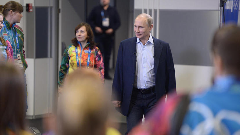 Владимир Путин об Олимпиаде-2014: Нужно почувствовать, что мы можем осуществлять масштабные проекты