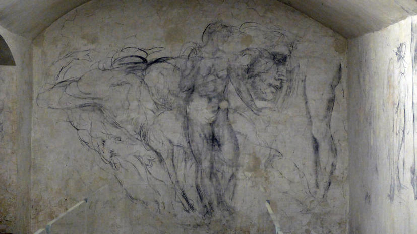 Итальянский музей представил тайные эскизы Микеланджело