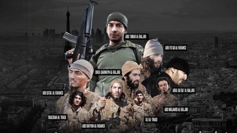 Боевики ИГ опубликовали видео, где фигурируют исполнители терактов в Париже