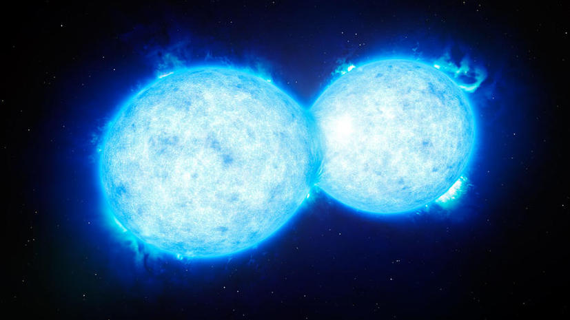 Смертельный поцелуй: астрономы обнаружили крупнейшую двойную звёздную систему
