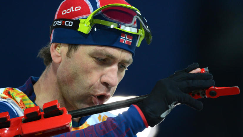 Норвежский биатлонист Уле-Эйнар Бьорндален потерял винтовку, с которой дважды завоевал золото Олимпиады в Сочи