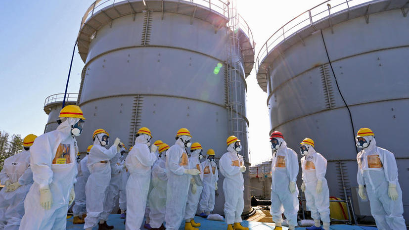 Лист промышленной резины стал причиной остановки системы по очистке воды на АЭС Фукусима