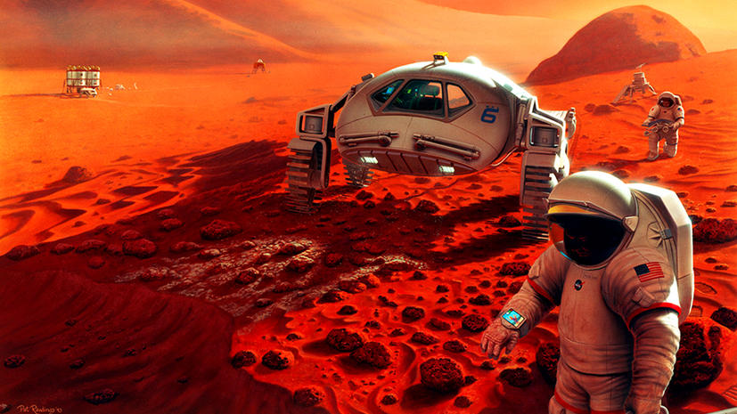 Американский учёный: путешественникам на Марс угрожает радиация