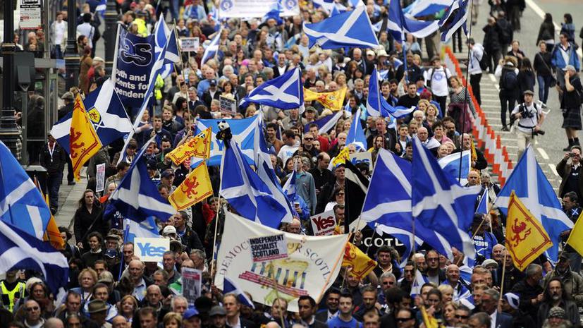 Население Шотландии всё более склонно сказать «да» на референдуме о независимости