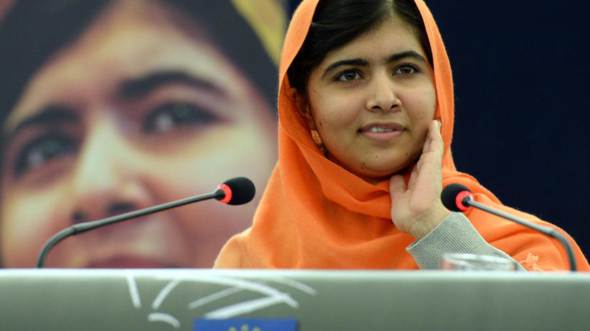 Активистке из Пакистана Малале Юсуфзай вручили премию Сахарова