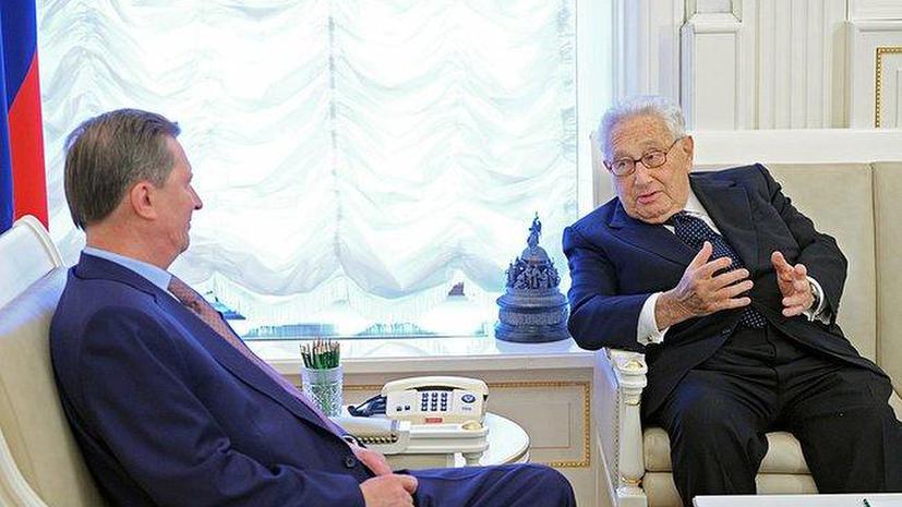 Сергей Иванов встретился с бывшим госсекретарём США Генри Киссинджером