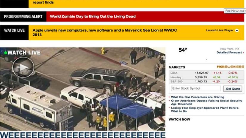 Сайт телеканала Fox News по ошибке объявил о нашествии зомби