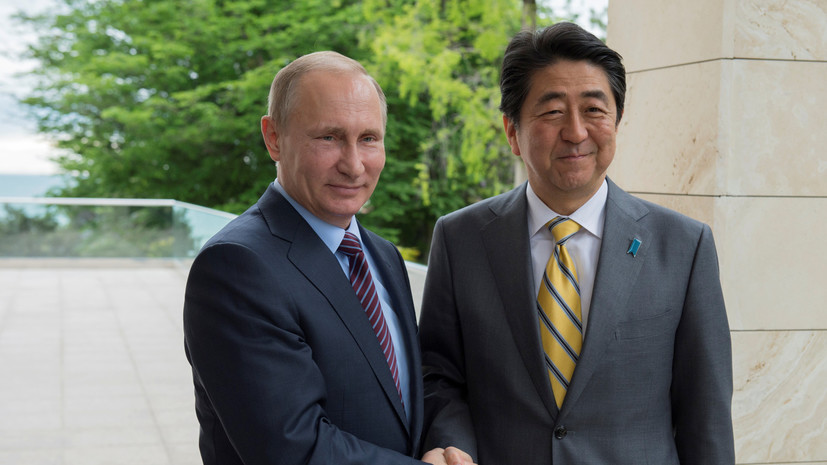 Назло Обаме: японский премьер приехал в гости к Путину