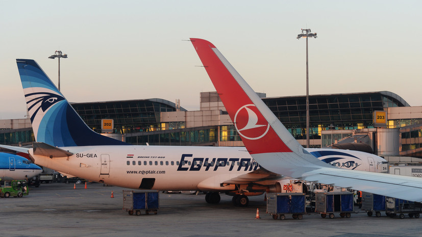 WSJ: Причиной катастрофы EgyptAir мог быть ложный сигнал о задымлении