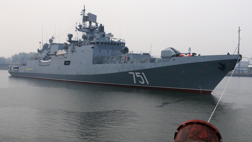 Андреевский флаг над «Адмиралом Эссеном»: Черноморский флот РФ получил новейший фрегат