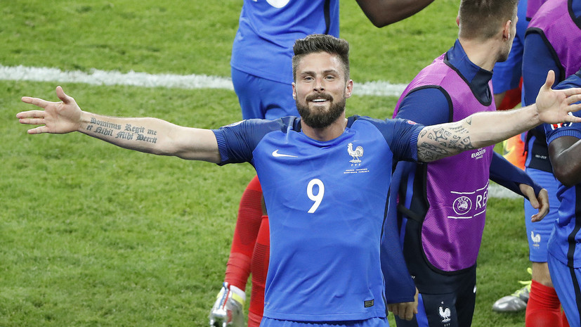 Сборная Франции открыла счёт в матче против Румынии