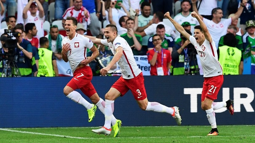 Польша с минимальным счётом обыграла сборную Северной Ирландии