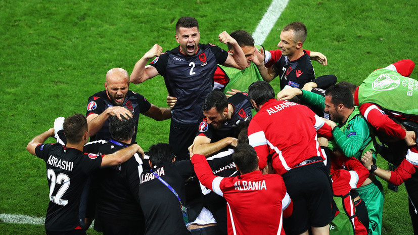 Сборная Албании выиграла у команды Румынии