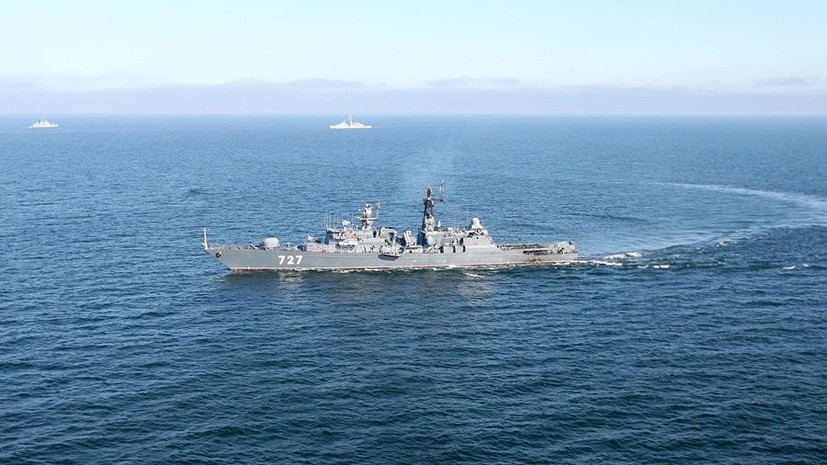 Минобороны ответило на заявление Пентагона об угрозе со стороны корабля ВМФ РФ