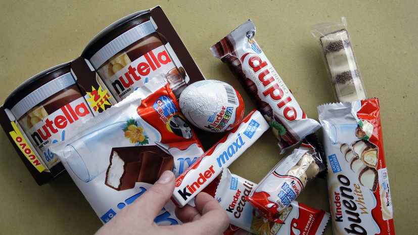 Роспотребнадзор обратился к ЕС из-за опасных веществ в шоколаде Kinder