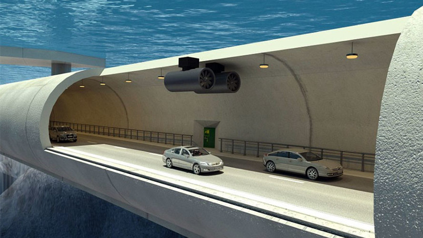В Норвегии намерены построить первый в мире подводный тоннель 