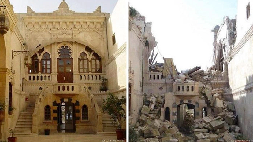 Город на руинах: Алеппо до и после атак террористов