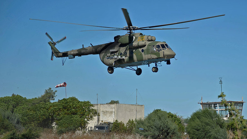 Минобороны: В ходе гуманитарной операции в Сирии сбит вертолёт ВКС РФ