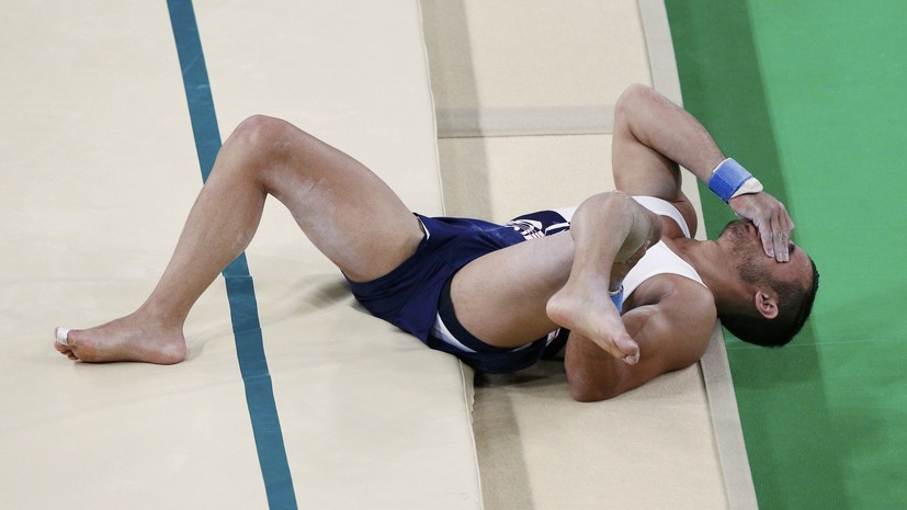 Гимнаст из Франции сломал ногу во время выступления на Олимпиаде в Рио 