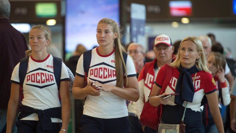 Самолёт с российскими олимпийцами вылетел из Рио с четырёхчасовым опозданием