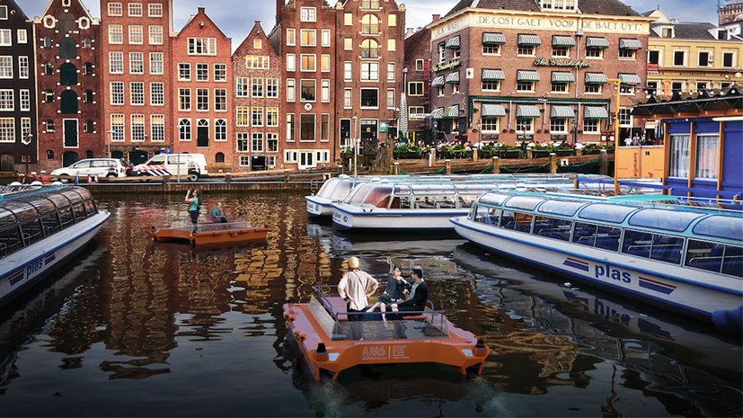 Без руля и ветрил: в 2017 году в Амстердаме появятся плавучие роботы