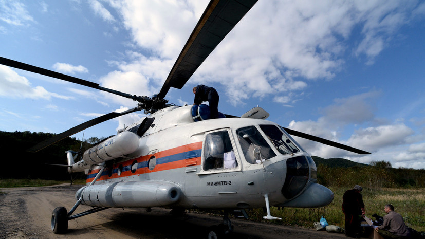 Вертолёт Ми-8 МЧС России разбился в Московской области