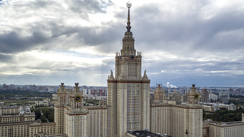 Первый московский небоскрёб: прогулка по главному университету России в эфире RTД