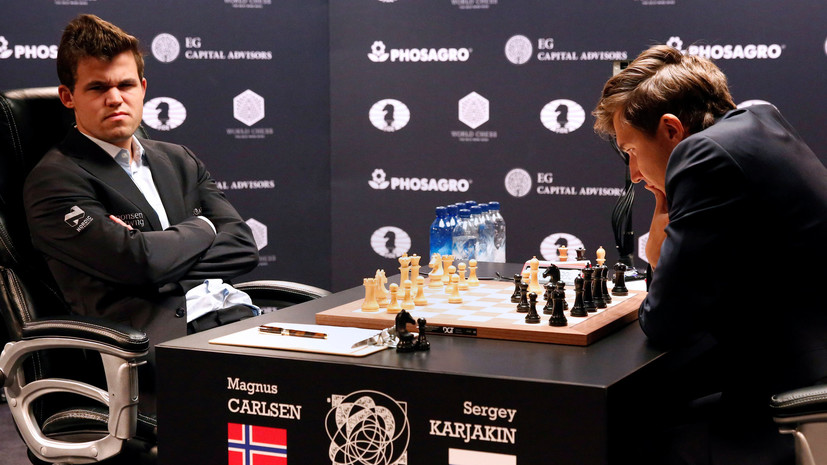 Мирное начало: Карякин и Карлсен не выявили победителя в первой партии за шахматную корону