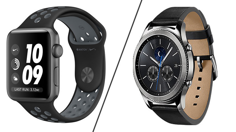 Часы с «умом»: Apple Watch series 2 против Samsung Gear S3