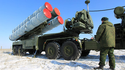 Пусковая установка зенитных ракет комплекса С-400 «Триумф».