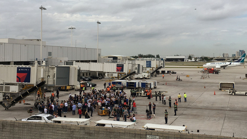 В результате стрельбы в аэропорту во Флориде погибли 5 человек