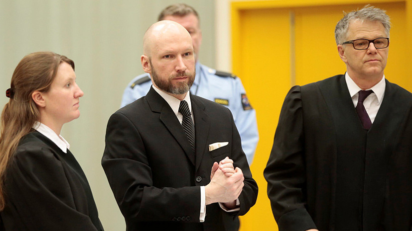 Неугомонный Брейвик: суд Норвегии снова решает вопрос об условиях содержания экстремиста