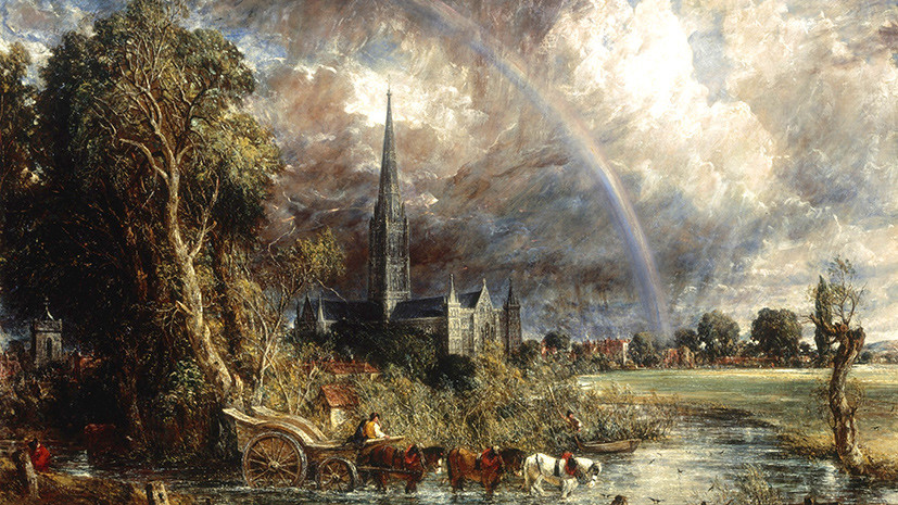 Тайна невероятной радуги: записи о погоде помогли раскрыть секрет картины XIX века